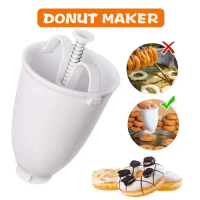 ( 100% ORI, POS IN 24 HOURS ) Diy Baking Tool Milk Squeezer Donut Maker Cookie Stencil Press Mold Br