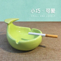 Whale Ashtray Ceramics Toiletries Ashtray Soapbox Mini Cigarette Cigar Ashtray Portable Smoking Accessories