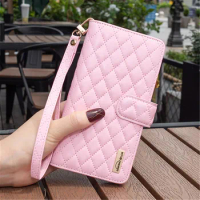 Luxury Leather Flip Phone Case For Samsung Galaxy S20 FE S21 Plus S22 Ultra A31 A41 A51 A71 M33 M53 Zipper Wallet Protect Cover