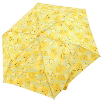 小禮堂 寶可夢 皮卡丘 頭型柄折疊傘 (黃色款)