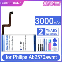GUKEEDIANZI Replacement Battery 3000mAh for Philips AB2570AWMT