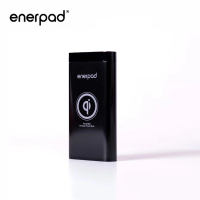 【enerpad】QI無線充電行動電源10000mAh-黑 Q-10K