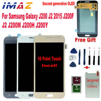 IMAZ 2ND OLED For Samsung Galaxy J2 2016 J200 J200F J200M J200H J200Y LCD Display Touch Screen Digitizer Assembly For J200G LCD