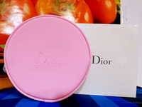 DIOR 迪奧 芭比風 馬卡龍粉嫩圓形化妝包 粉紅色圓形化妝包 全新百貨專櫃貨