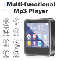 MP3 Player Bluetooth 5.0 2.4 Inch Full Screen Walkman Portable Sport Music Player Mp4 Video Player FM/E-book/Recorder Mp3 плееры