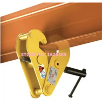 1Ton Steel rail beam clamp, black for stage show, lifting electric chain block hoist I-beam YS type clamp part