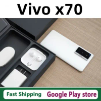 Original Vivo X70 5G Mobile Phone Dimensity 1200 Android 11.0 6.56" AMOLED 120HZ 44W Charger 40.0MP Screen Fingerprint OTA