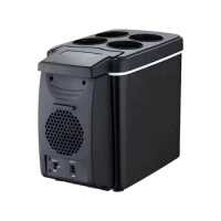 6 Liter Mini Fridge 12V Cooler And Warmer Use for Picnic Outdoor Drinks