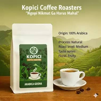 Kopici Kopi Arabica Geisha 100 gr. Medium Roast. Single Origin. Beans/Biji
