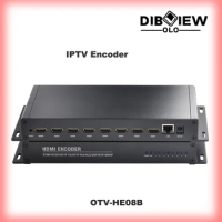 8 IPTV HD Video Encoder SRT RTMPS Facebook H.265 H.264 Streaming Youtube iptv m3u TV box