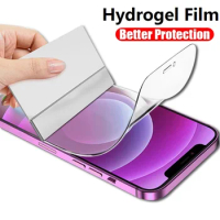 Hydrogel Film For Apple iPhone 14 15 Plus 13 12 11 Pro Max Mini Screen Protector For iPhone X XR XS Max Protective Film