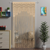 Lace Door String Curtain for Doorways，Bohemian Curtains Window Wall Closet Bedroom Kitchen Hippie Ha