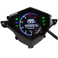 MotoQueen 2023 LED Digital Motorcycle Speedometer RPM Dashboard For Mio110 Mio125 M3
