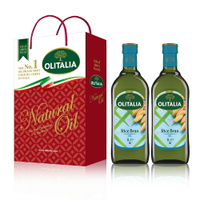 (老爹特惠)【奧利塔olitalia】玄米油1000ml (2瓶禮盒組) A290001x2