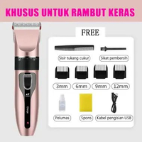 Alat Cukur Rambut Elektrik Hair Clipper Alat Potong Rambut Cliper Rambut Cordless Professional pemot