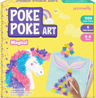jackinthebox Poke Poke Art – Animals Theme Mess-Free Fabric Art and Craft Flower Pressing Kits Gift