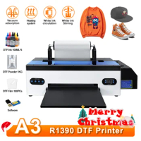 DTF Printer A3 For Epson R1390 DTF Impresora Direct to Film Transfer Printer DTF T-shirt Printing Machine for Fabric DTF Printer