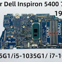 19785-1 For Dell Inspiron 5400 7500 Laptop Motherboard With I3 I5 I7 10th Gen CPU CN-07K5DX 0XWV63 100% Test OK