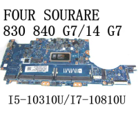 For HP Elitebook 840 830 G7/14 G7 Laptop Motherboard with I5-10310U/I7-10810U CPU 6050A3136201 Mainboard