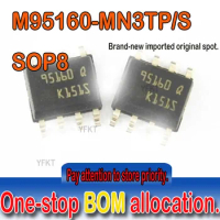 5pcs M95160-MN3TP/S 95160Q sop8 auto memory spot direct shot. 16 Kbit and 8 Kbit serial SPI bus EEPROM with high speed clock