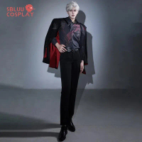 SBluuCosplay Sylus คอสเพลย์เกม Love และ Deepspace คอสเพลย์ผู้ชายชุด Relentless Conqueror Sylus Qinch