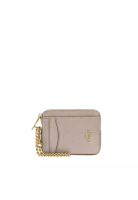 COACH Coach Zip Card Case Wristlet In Light Champagne CW890