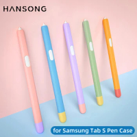 Silicone S Pen Case For Samsung Galaxy Tab S Pen for Samsung Tab S7/S7 Plus S8/S8 Plus S6 Lite Non-slip Protection Sleeve Cover
