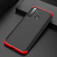 Realme 5 Pro RMX1971 Case Colored 360 Degree Full Cover Shockproof Matte Case for Oppo Realme5 Realme 5 Pro with Glass Protector