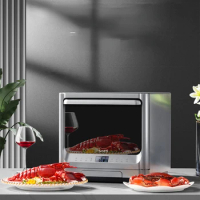 Household Desktop Steam Baking Oven Air Frying Machine Baking Multi-Functional Oven Small Forno Pizza Accessoires De Cuisine