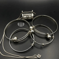 Dewi Souvenir Silver | Set perhiasan bayi perak gelang tangan kaki kalung