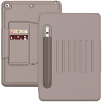 FC7 Angles Stand Flip Leather Case Hard PC Front Bumper Shockproof Case with Pencil HolderStrong mag