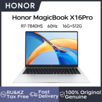 Honor Laptop 2023 MagicBook X 16 Pro Ryzen 16"IPS Screen AMD Ryzen 7 7840HS Notebook 16GB RAM 512GB/1TB/2TB SSD Computer PC