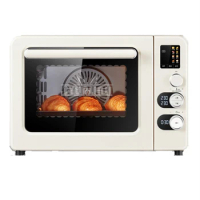 40L Horno Sobremesa Automatic Electric Oven Multifunctional Large Capacity Pizza Oven Household Air Frying Pan Oven