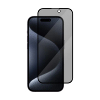 【AIDA】iPhone 14-15系列 9H鋼化滿版•防窺玻璃保護貼『黑•科技』(台灣品牌｜防窺｜防眩光)