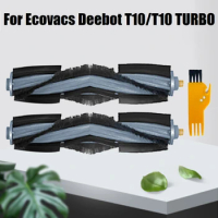 For Ecovacs Deebot T10/T10 TURBO Robotic Vacuum Cleaner Replacement Accessories Washable Main Brushe Cleaning Brush