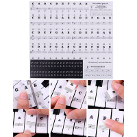54 61 88 Keys คีย์บอร์ดเปียโนคีย์บอร์ดชื่อสติ๊กเกอร์สติ๊กเกอร์คีย์สติ๊กเกอร์