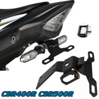 Motorcycle CBR500R License Plate Holder Tail Tidy for Honda CBR400R 2019 2020 2021 2022 CBR 500R CBR500 R Fender Eliminator LED