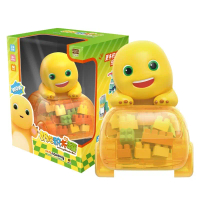 OHSOME - Mr. Man Nailong Building Blocks Car 50pcs / Block Mainan Balok Susun DIY Nailong Mobil 50 p