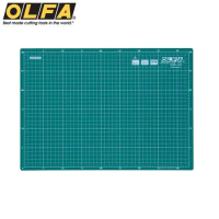 日本OLFA雙面切割墊CM-A3切割墊4開裁墊(經典綠,A3大小;品番135B)雙面裁墊切割布墊切墊防滑墊板板mat