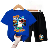 SETELAN ANAK-ANAK COWOK DAN CEWEK MOTIF ANOMALI  TRALALERO TRALALA  / BAJU ANAK-ANAK LAKI - LAKI DAN