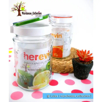 EW460 TOPLES CANISTER EMBOS LARGE TUTUP KLIP / TOPLES KUE LEBARAN HEREVIN/ TOPLES KACA CANTIK KC-143