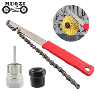 MUQZI Cassette Sprocket Removal Tool MTB Road Bike 6 7 8 9 10 11 12 Speed Freewheel Remover Wrench Bicycle Repair Tools