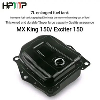 HPMP Tangki Bahan Bakar Besar 7Liter Diperbesar MX King 150 & Exciter 150 Motorbike Universal Alumin