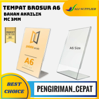 Akrilik A6 / acrylic A6 / Tent Card Acrylic Tent Card A6 Murah / Acrylic Display A6 / Akrilik model 