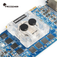 FREEZEMOD computer graphics card cooling core water block supports 53-62 hole pitch. VGA-THC