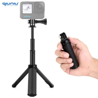 Mini Selfie Stick Tripod for Go Pro 12 11 10 9 8 7 AKASO Insta360 SJACM DJI Action Camera Pole Accessories Small Mini Tripod