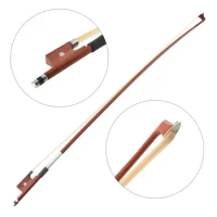 1/4 Red Sandalwood Violin Bow High Elastic Horsetail Violin Bow Violin Accessories for Violin Player
