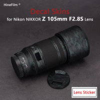 Nikkor Z 105 F2.8 S Lens Premium Decal Skin Protective Film for Nikon NIKKOR Z MC 105mm f/2.8 VR S Lens Protector Vinyl Sticker
