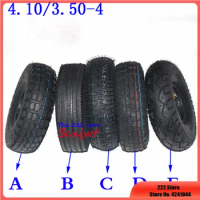 10'' 4.10/3.50-4 Front or Rear wheel tires for Electric Scooter Wheelchair Elderly Mobility tyres 410-4 350-4 tyre tube
