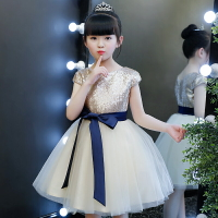 兒童公主裙禮服蓬蓬紗鋼琴演出服走秀小主持人元旦表演服女童夏裝1入